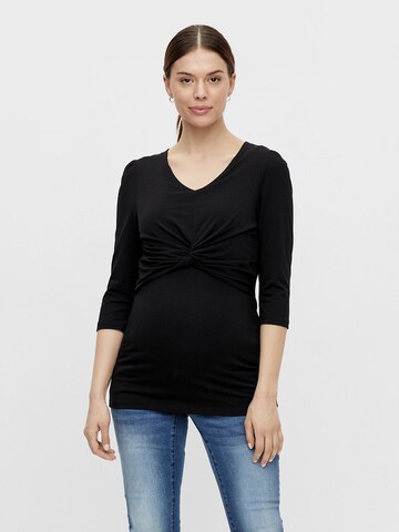 MAMALICIOUS Shirt 'Macy' in Schwarz: predná strana