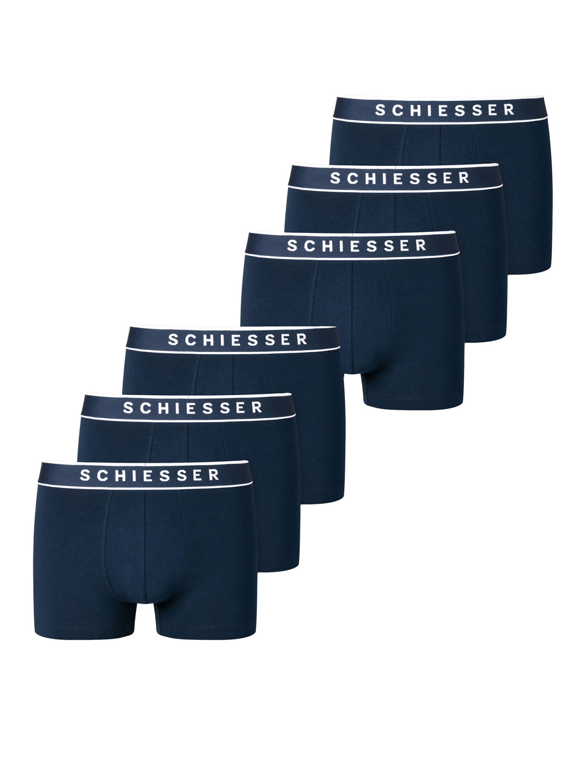 Boxers ' 95/5 Organic Cotton ' SCHIESSER en bleu : devant