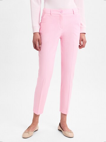 Marie Lund Pantalon in Rood: voorkant