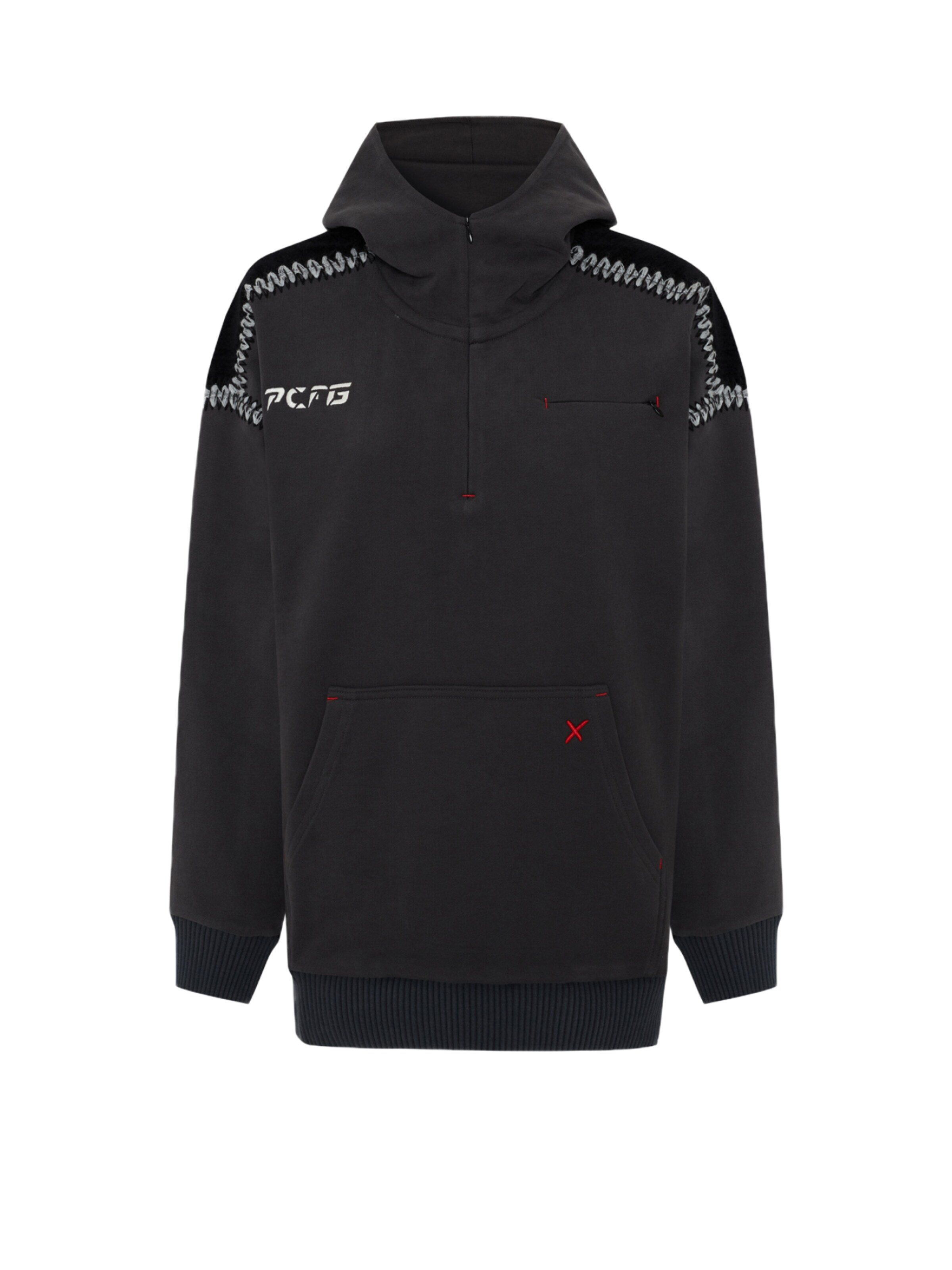 PCFG Sweatshirt in Grijs: voorkant