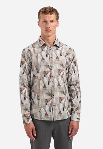 No Excess Regular fit Button Up Shirt in Grey: front