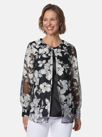 Goldner Bluse in Schwarz: Vorderseite