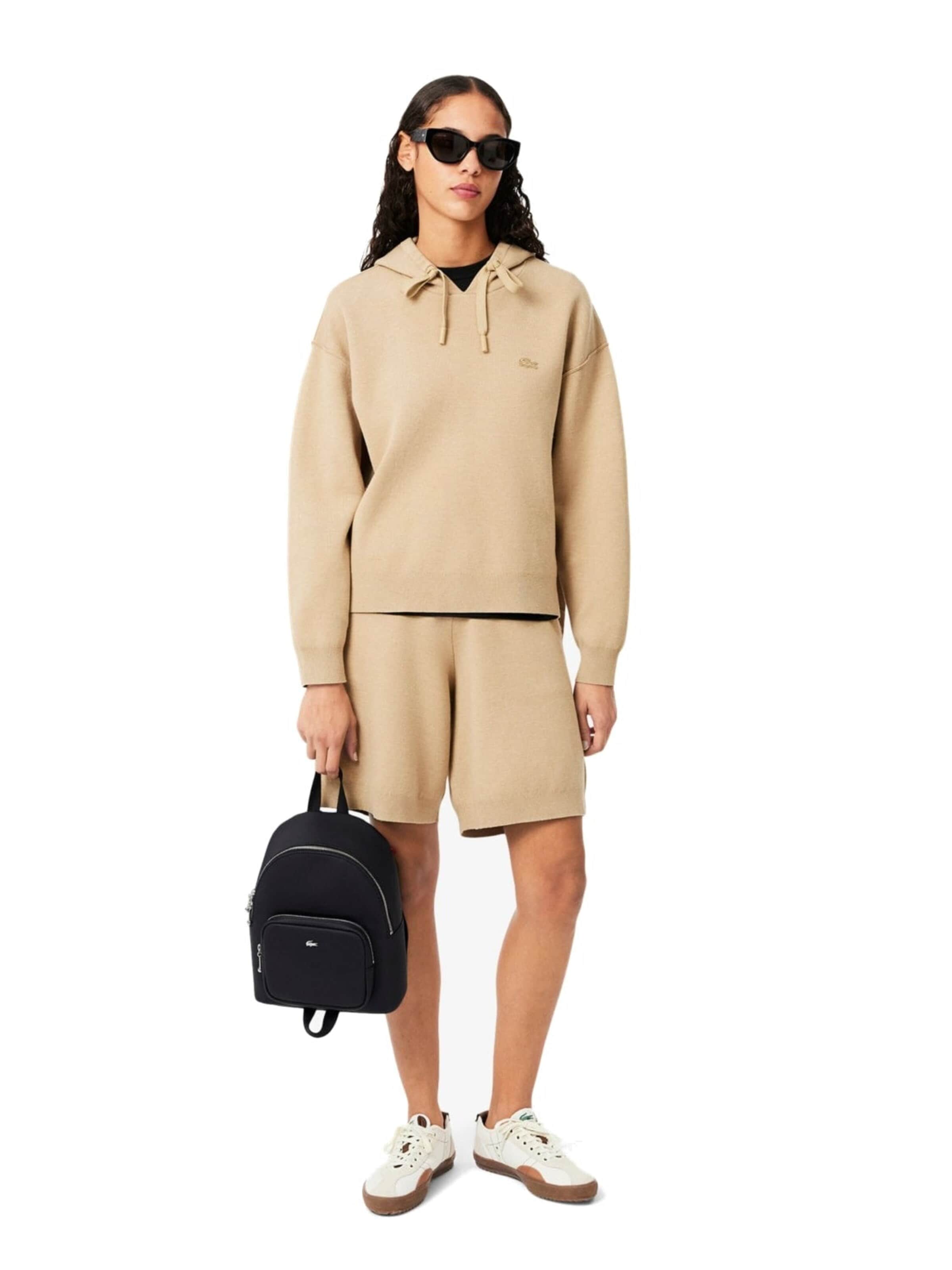 LACOSTE - Bolso de mano 'Lacoste Sac à dos Femme Daily City Noir' en negro