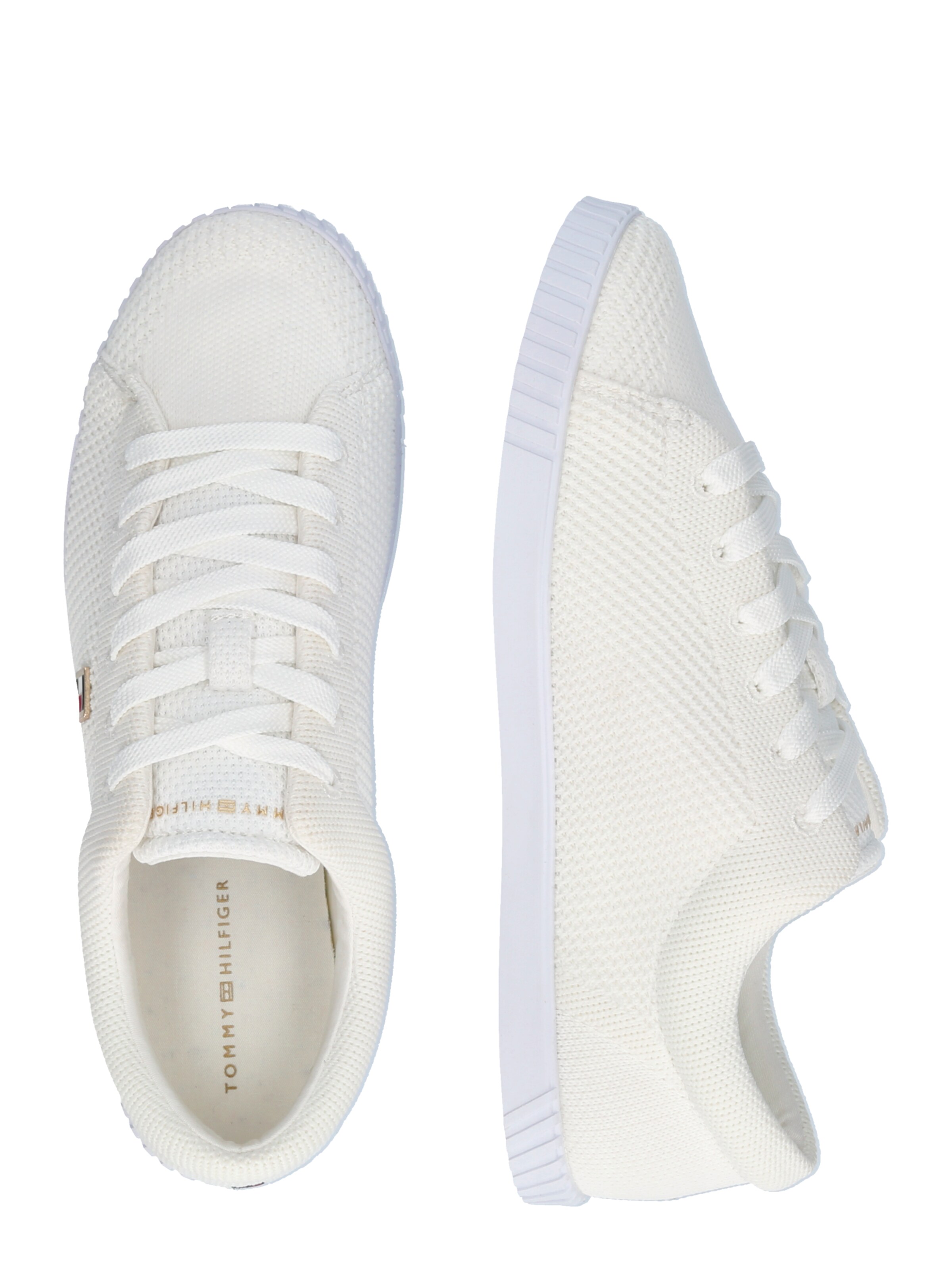 TOMMY HILFIGER Rövid szárú sportcipők 'Essential' - bézs