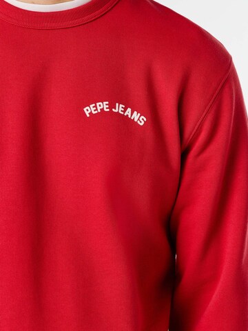 Pepe Jeans Sweatshirt 'GIDEON' in Red