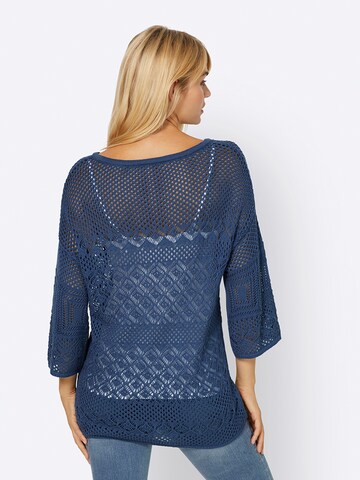heine Sweter w kolorze niebieski