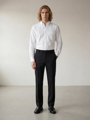 ARMIEregular Hlače 'The Anders Regular Fit Suit Pant' - crna boja