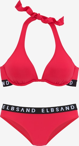 OLIVER T-shirt Bikini in Red: front