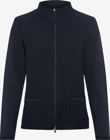 Olsen Gebreid vest in Blauw: voorkant