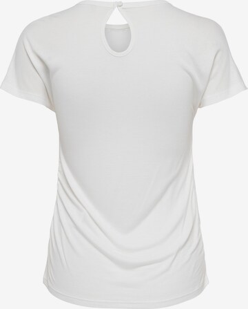 ONLY - Camiseta 'FLORA' en blanco