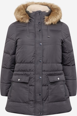 Vero Moda Curve Winter Jacket 'Skylar' in Grey: front