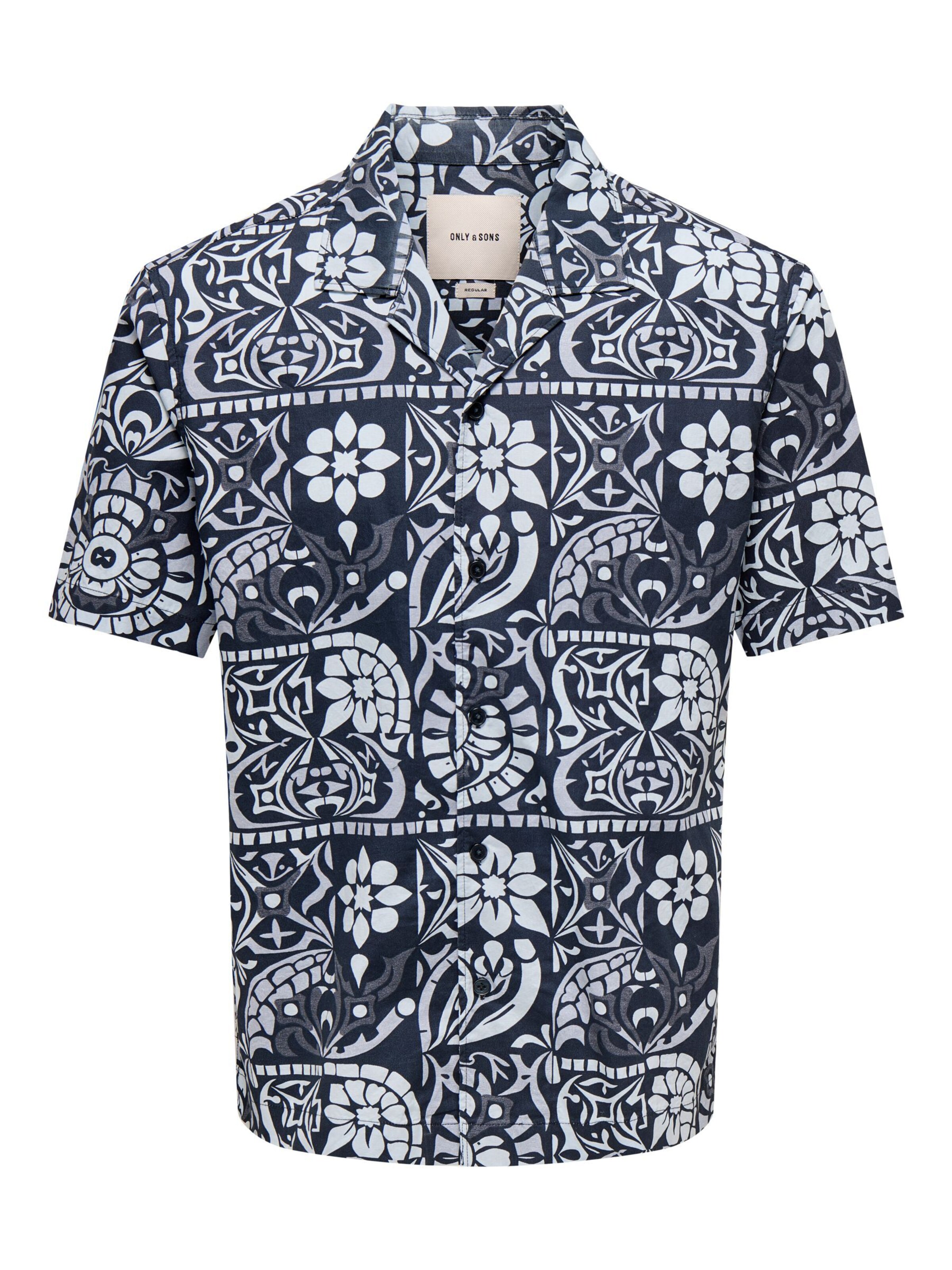 Chemise 'ONSWHITE' Only & Sons en bleu : devant