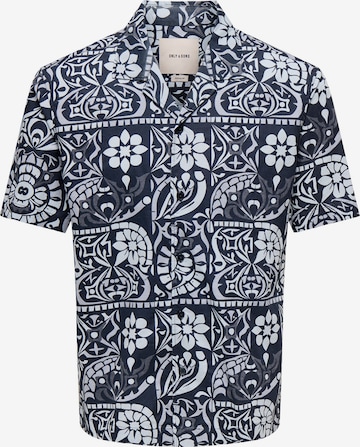 Chemise 'ONSWHITE' Only & Sons en bleu : devant
