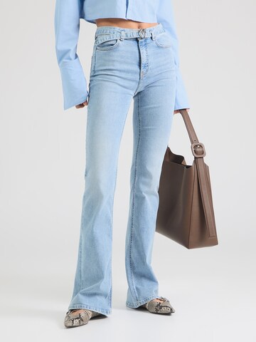 PINKO Rozkloszowany krój Jeansy 'FLORA' w kolorze niebieski: przód