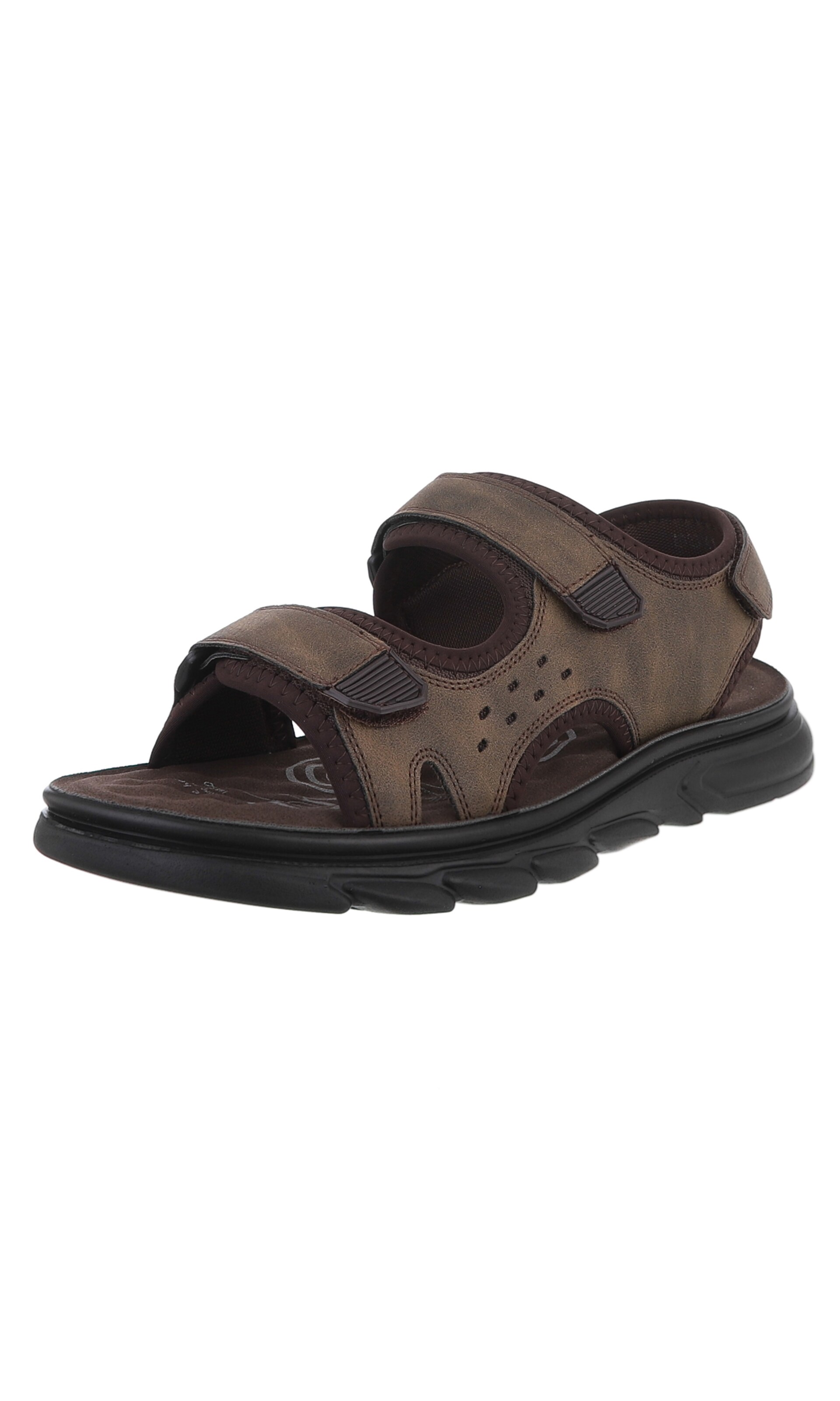 CoolWalk Hiking Sandals in Green: front