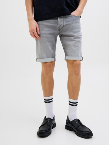 JACK & JONES Regular Jeans 'JJIRick JJIcon' in Grey: front
