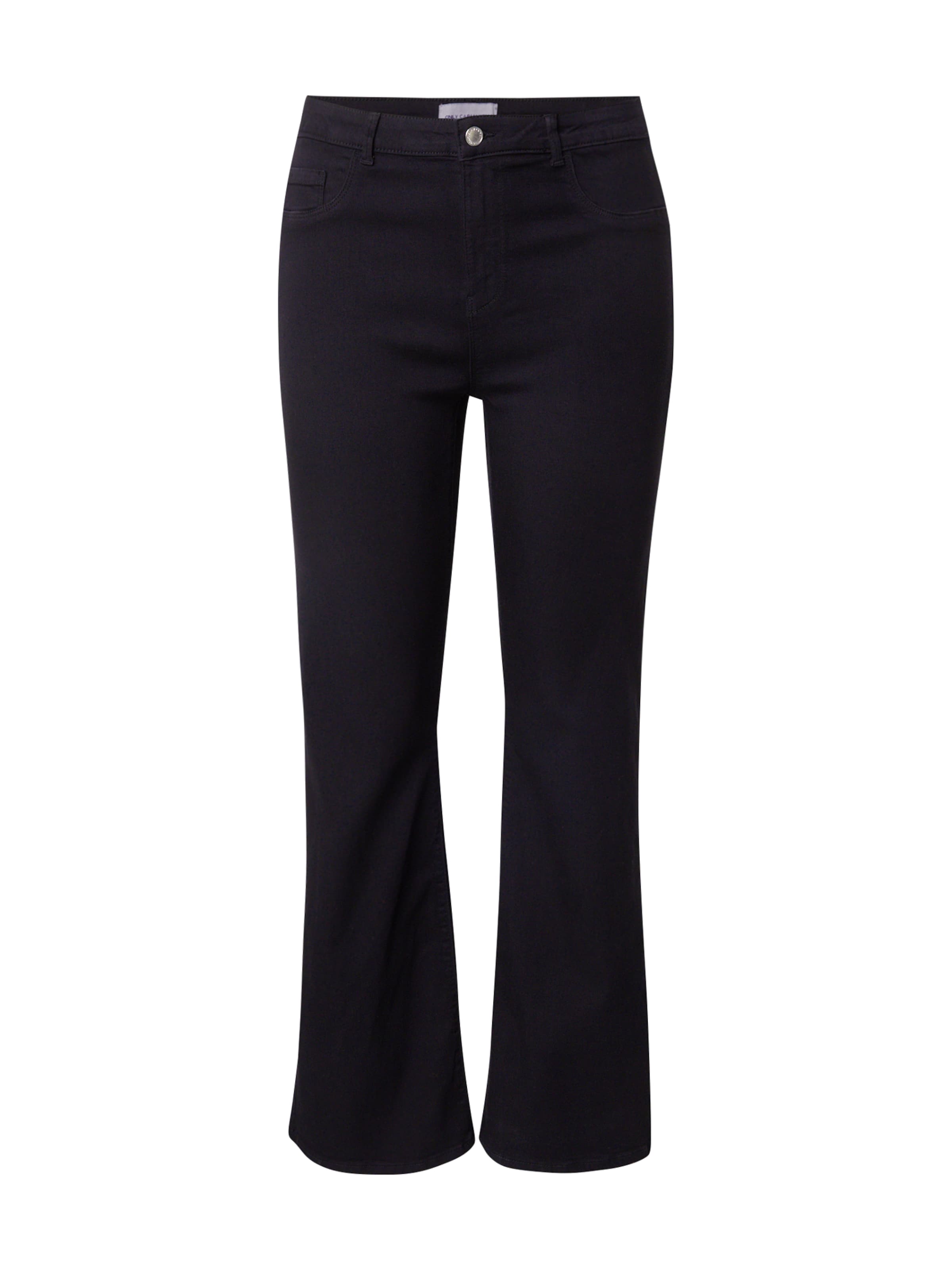 ONLY Carmakoma Rozšírený strih Džínsy 'CARTHUNDER' - Čierna: predná strana