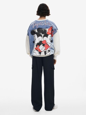 Sweat-shirt Desigual en blanc