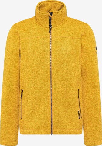 Schmuddelwedda Fleece Jacket in Yellow: front