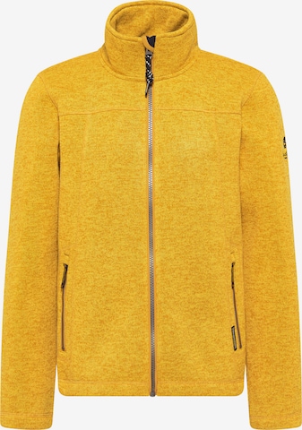 Schmuddelwedda Fleece Jacket in Yellow: front