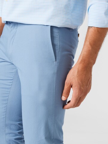 Regular Pantaloni eleganți de la Polo Ralph Lauren pe albastru