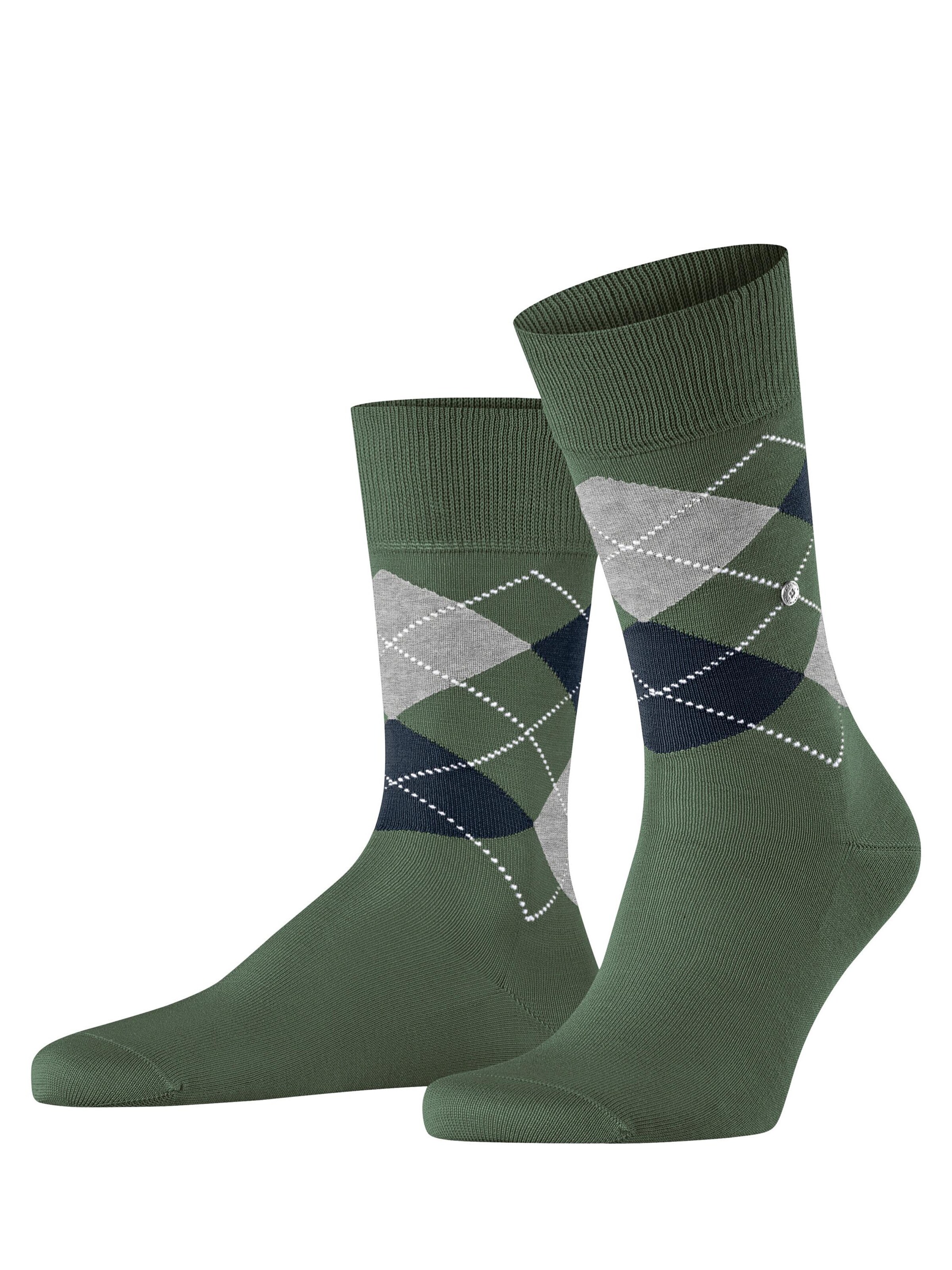 BURLINGTON Socks 'Manchester' in Green: front