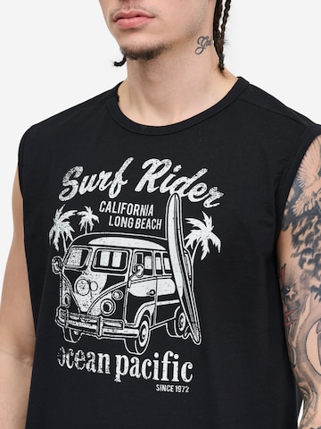 T-Shirt 'Shorey' Ocean Pacific en noir