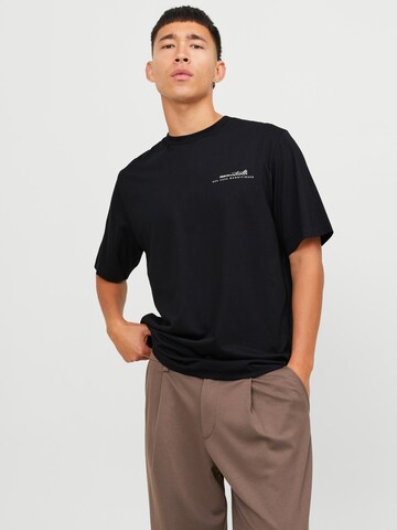 JACK & JONES T-Shirt 'Troy' in Schwarz: Vorderseite