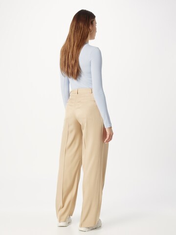 Lauren Ralph Lauren Normalny krój Spodnie w kant 'ELSTON' w kolorze beżowy