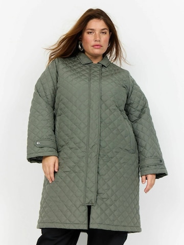 Wasabi Concept Tussenmantel 'Stacie' in Groen: voorkant