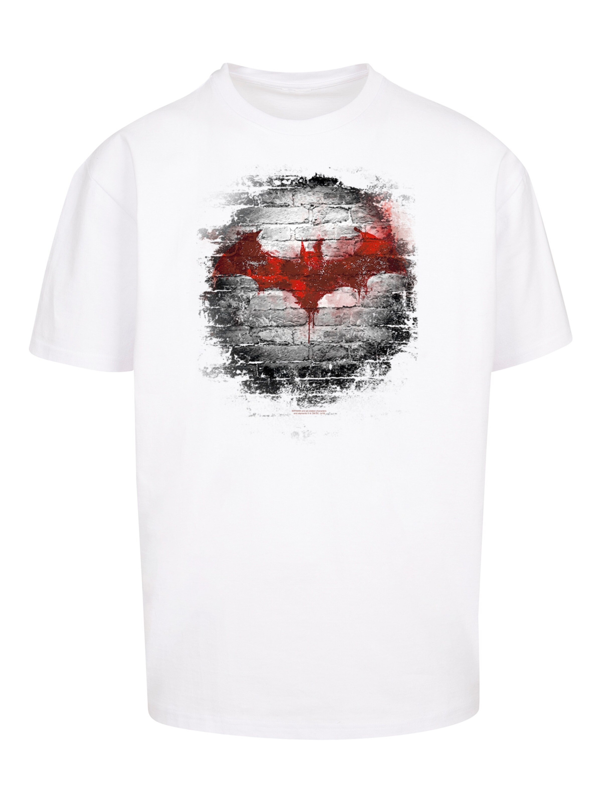 F4NT4STIC T-Shirt 'Batman' in Weiß: Vorderseite