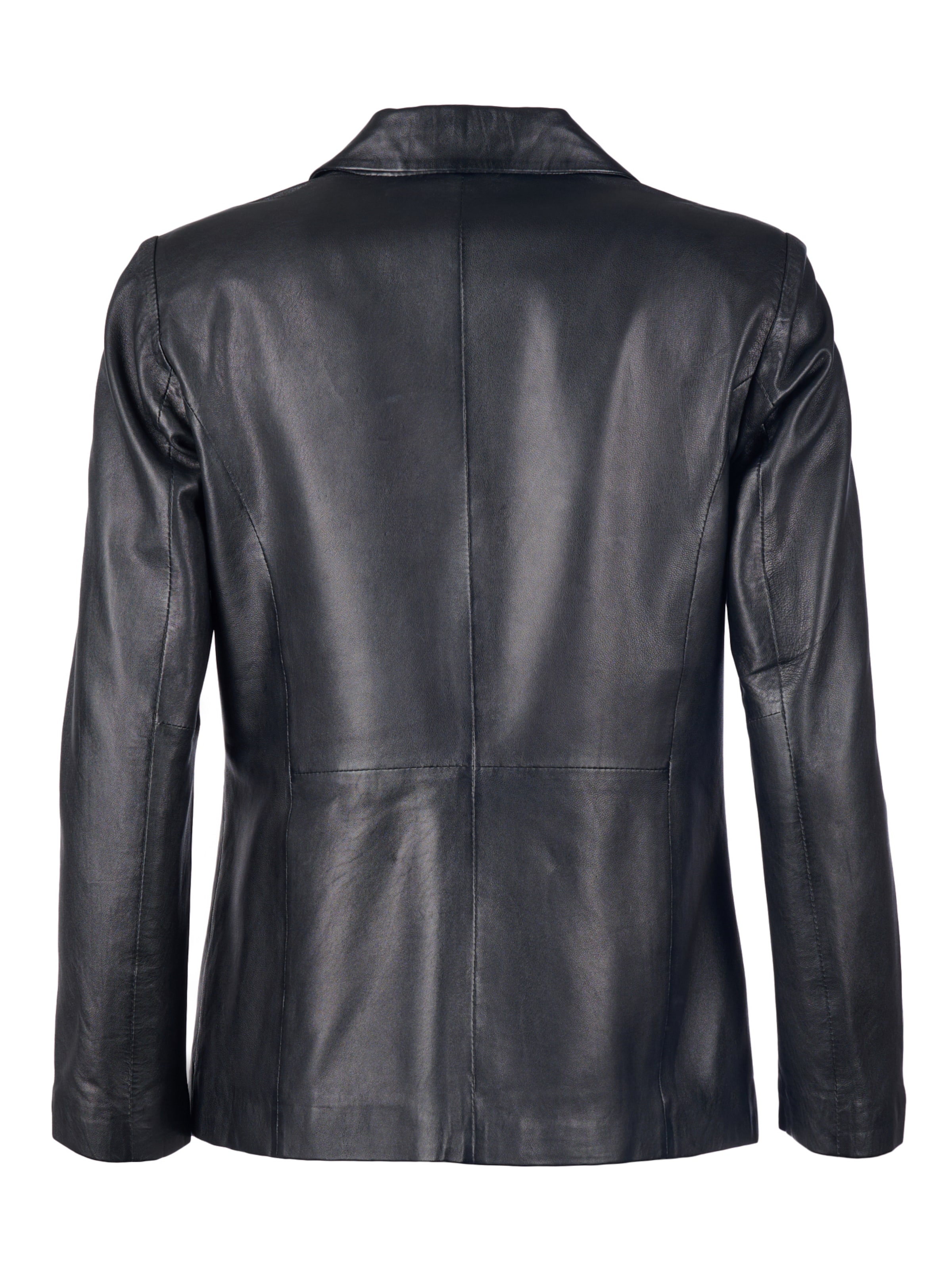 JCC Lederblazer in Schwarz