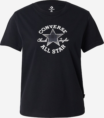 CONVERSE - Camiseta 'CHUCK' en negro: frente