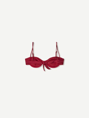 Balconcino Top per bikini di Bershka in rosso