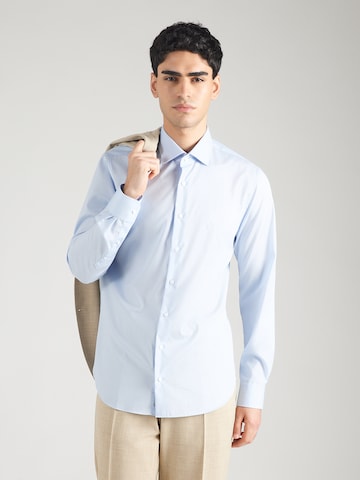 Michael Kors Слим Деловая рубашка в Синий: спереди