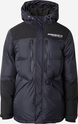 Parka invernale 'Kayce' di INDICODE in blu: frontale