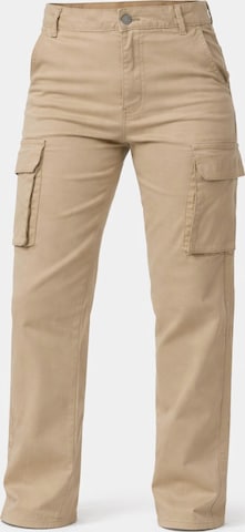 Worldclassca Loose fit Cargo Pants 'Damen Cargohose Freizeithose' in Beige: front