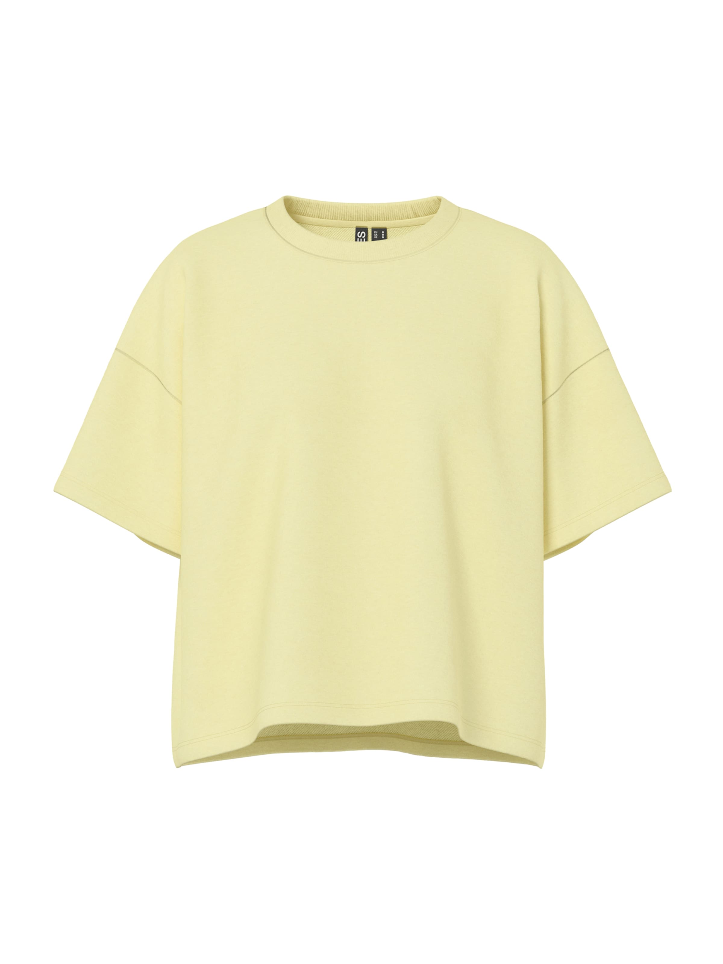 Felpa 'PCCHILLI' di PIECES in giallo: frontale