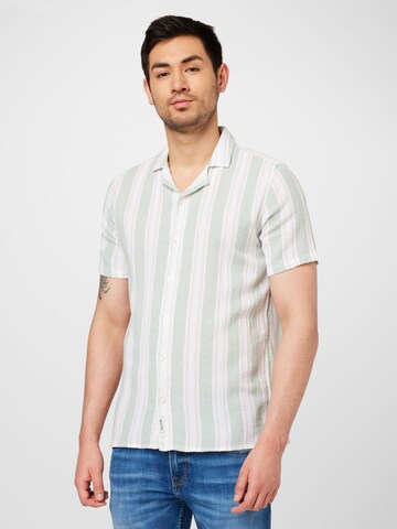 HOLLISTER Regular fit Overhemd in Groen: voorkant
