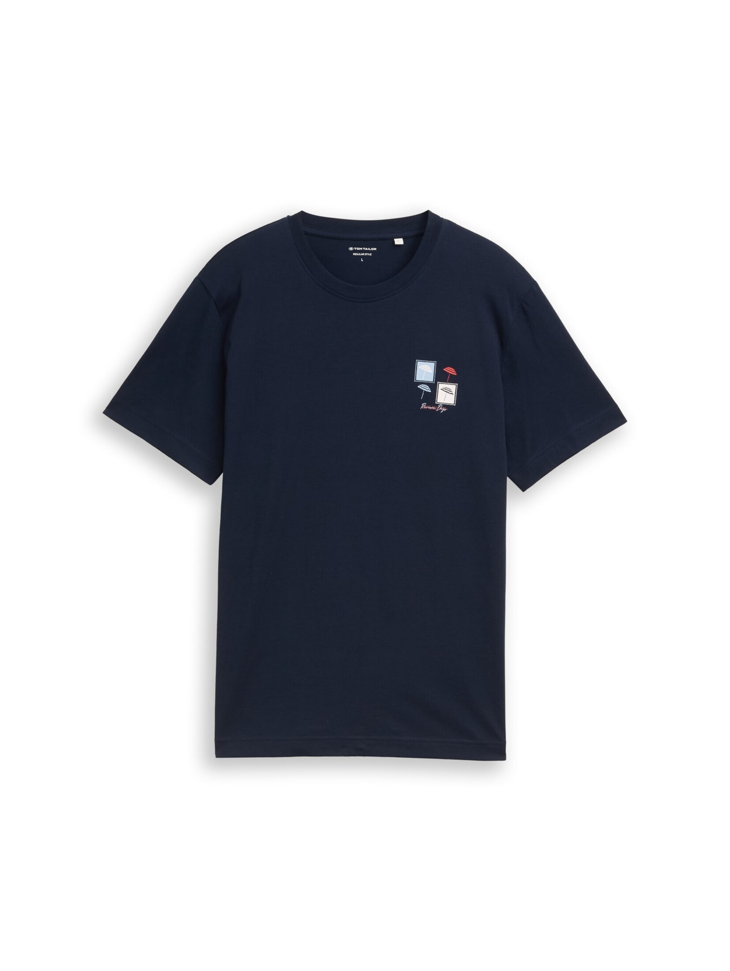 TOM TAILOR Shirt in Blue: front
