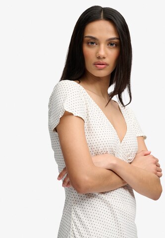 Robe d’été Superdry & Co en blanc