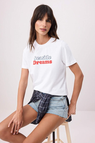 Trendyol Shirts i XS i navy / rød / hvid, Produktvisning