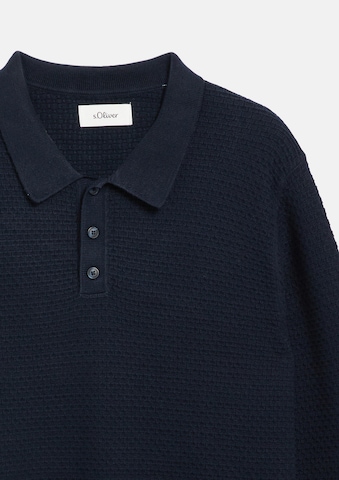 Pull-over s.Oliver en bleu : devant