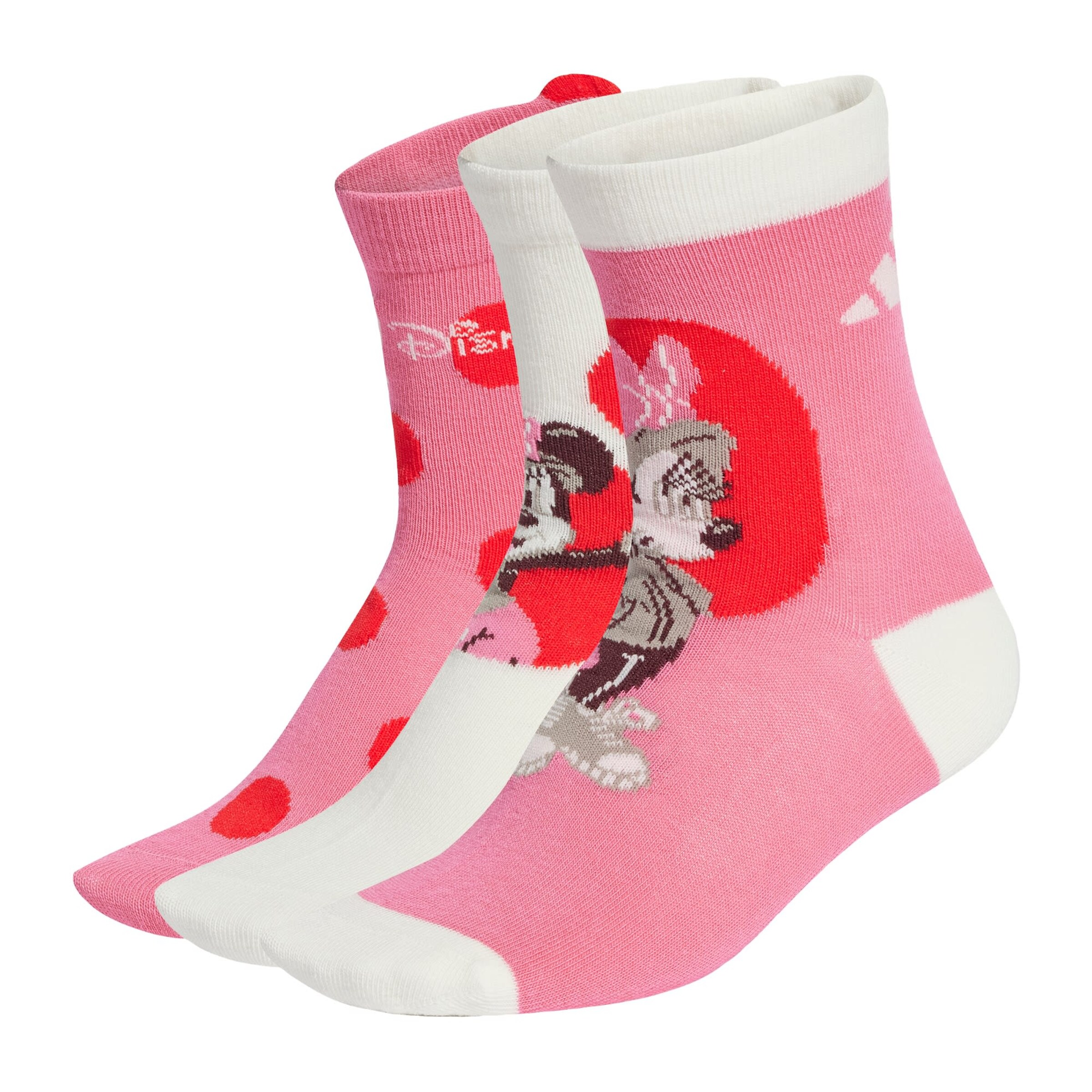 Chaussettes 'Disney Minnie Mouse' ADIDAS SPORTSWEAR en rose : devant