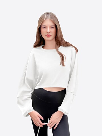 Imily Bela Sweatshirt in Weiß: Vorderseite
