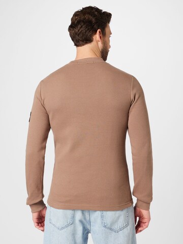 Calvin Klein Jeans regular Bluser & t-shirts i brun