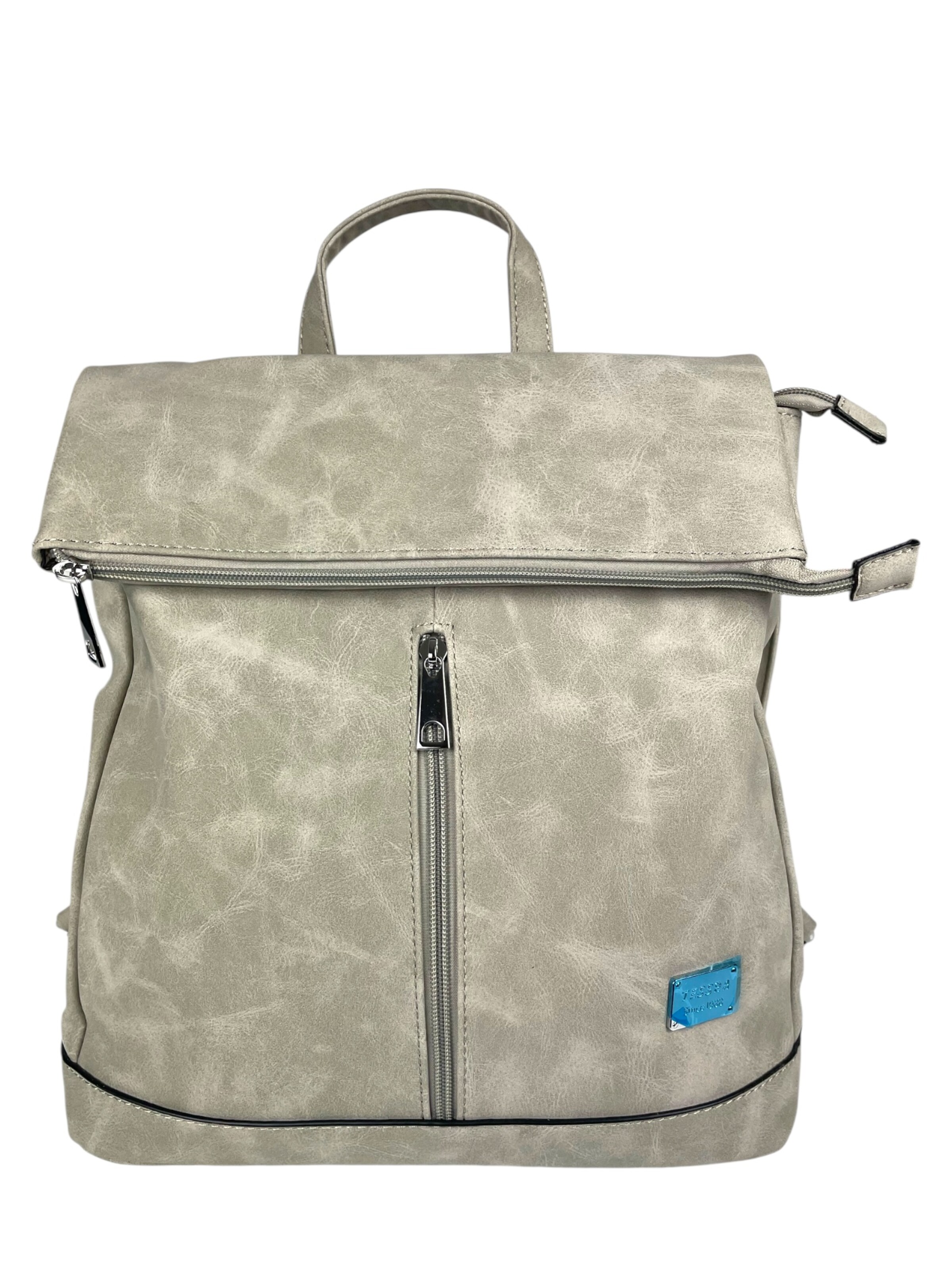 Kumixi Rucksack '2in1 Rucksacktasche'‌‌‌‌‌‌ in Silber: Vorderseite