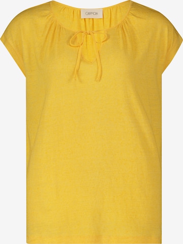Cartoon Shirt in Yellow: front