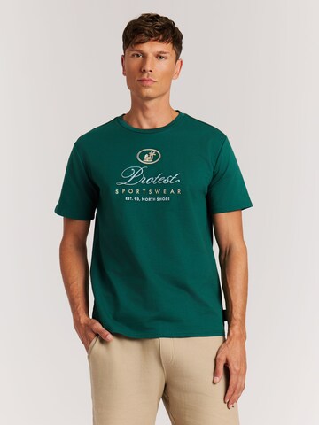 PROTEST Shirt 'PRTBiki'‌‌‌ in Grün: Vorderseite