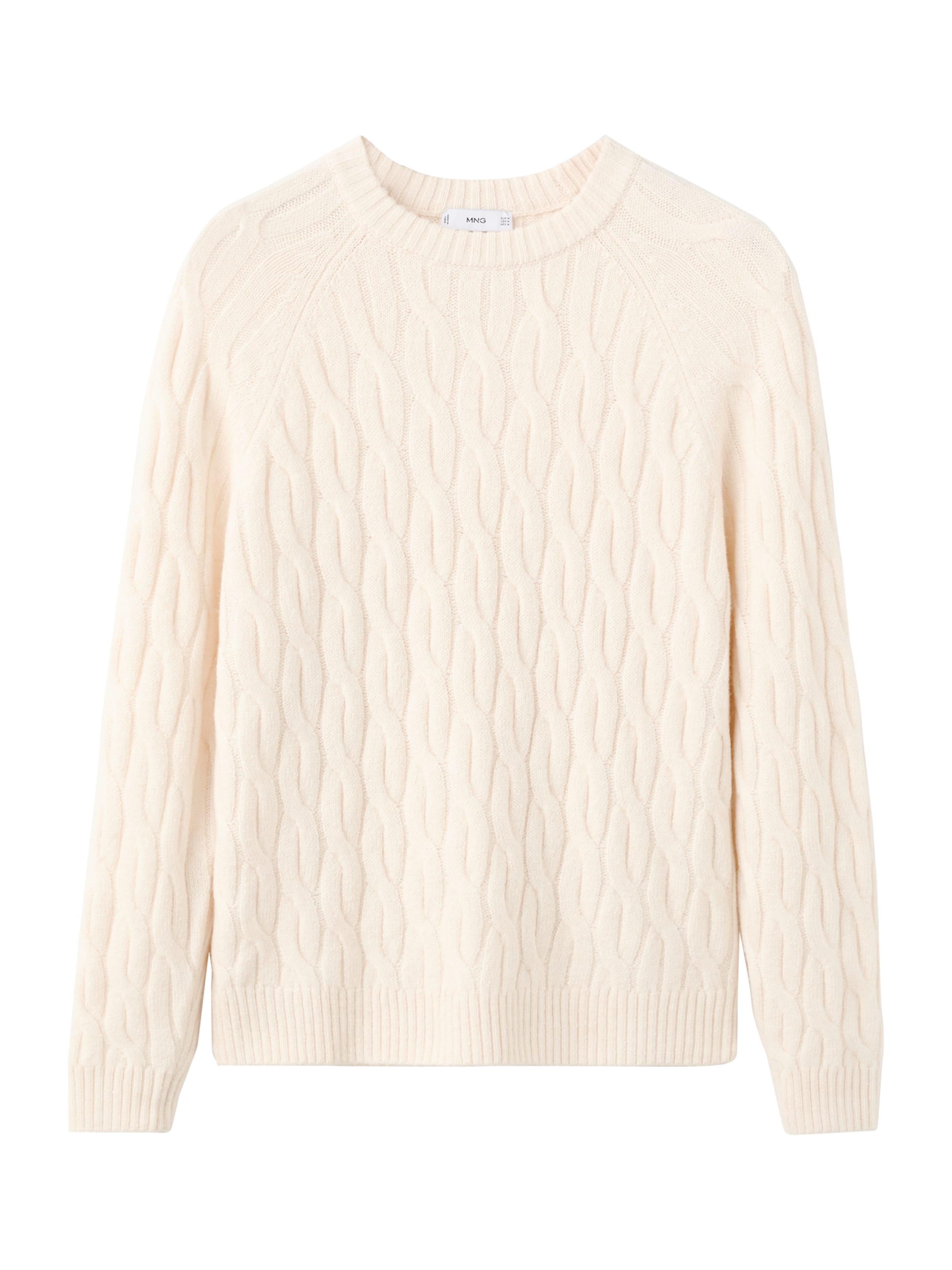 MANGO MAN Trui &#x27;Maria&#x27; in Beige: voorkant